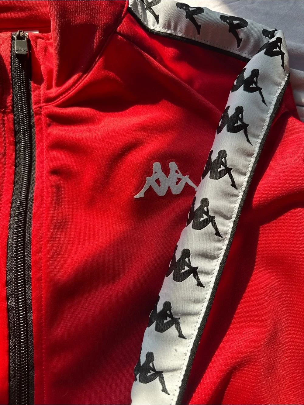 Kappa Red Track Jacket and shorts